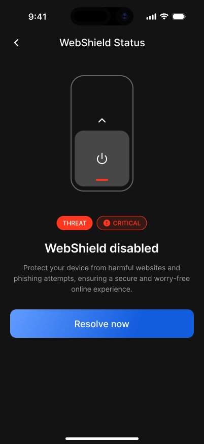 Aegis ad blocking screen
